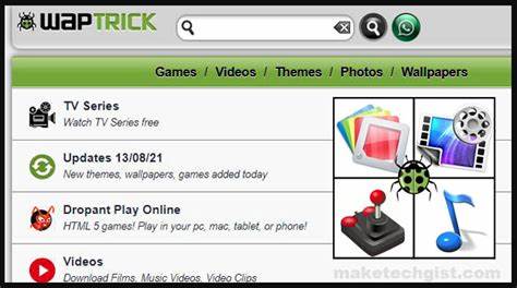 Top 10 Waptrick Alternative Sites to Download Games, Music, Videos 