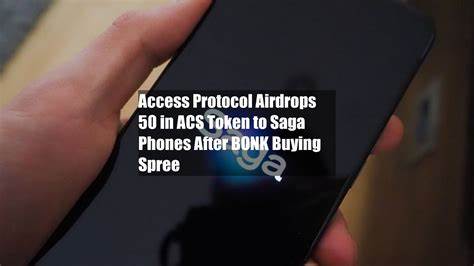 Access Protocol Airdrops $250 in ACS Token to Saga Phones After BONK Buying Spree - CoinDesk