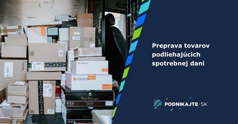 Preprava tovarov podliehajúcich spotrebným daniam je po novom 