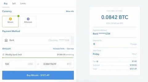 You Can Now Buy Up To 100 BTC Per Day (with a verified account) - Coinbase