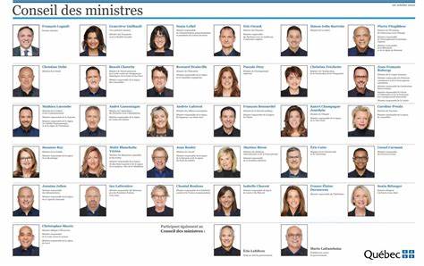 Nominations du Conseil des ministres Gouvernement du Québec