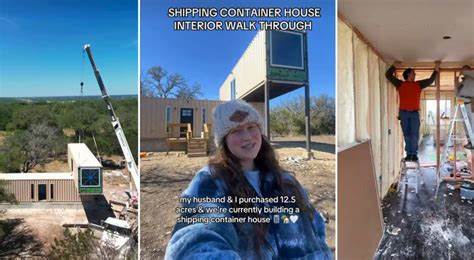 'We wanted to escape': Texas couple build dream home for $60,000 from shipping containers