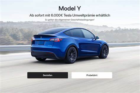 Tesla-Umweltprämie senkt Preise fürs Model Y