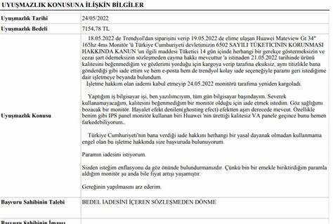 Trendyol Tüketici Hakem Heyeti Süreci | DonanımHaber Forum