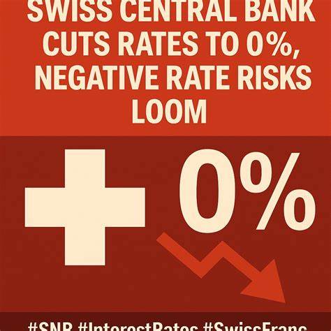 Swiss National Bank cuts rates to zero, will not rule out going negative
