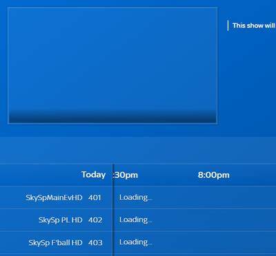 Problems loading Sky Go on my Windows 10 pc