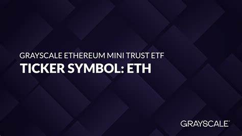 ETH: Grayscale Ethereum Mini Trust, Making Sense Of Under-Performance