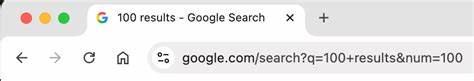 Google Search Tests Dropping 100 Search Results Parameter