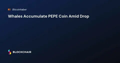Meme Coin Whales Are Accumulating PEPE Amid Pullback, Mammoth Price Surge Incoming? - ZyCrypto