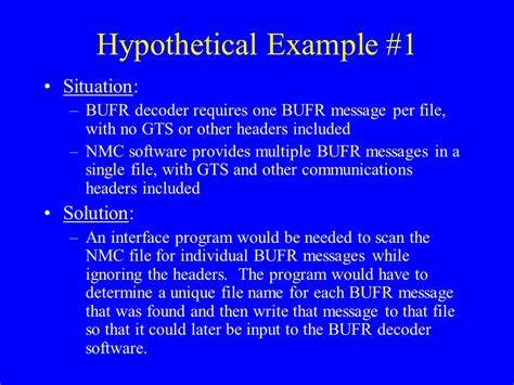 So, I decided to write a BUFR decoder