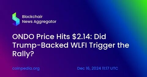 BTC Breaks On Tariff News, Sui Seals WLFI Deal, LINK Goes to Washington, But $BLEM Ignites Presale Frenzy - Times Tabloid