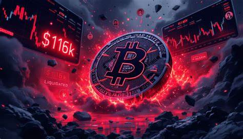  Bitcoin tumbles below $116K in bloodbath for crypto longs 