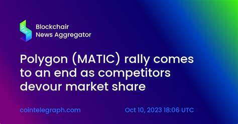 Polygon (MATIC) rally comes to an end as competitors devour market share - Cointelegraph