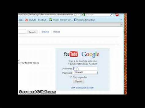 Use your Google Account for YouTube
