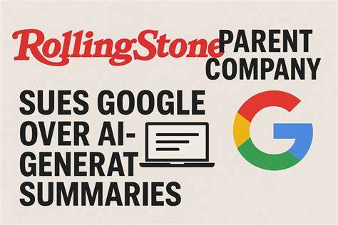 Rolling Stone Publisher Sues Google Over AI Summaries