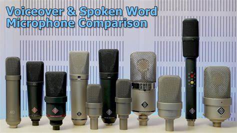 Unopinionated comparison: 24 different microphones for spoken word and voiceover [video]