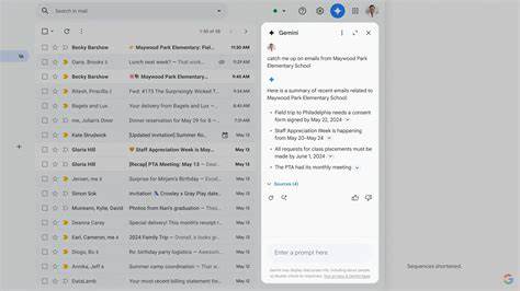 AI in Gmail will sift through emails, provide search summaries, send 