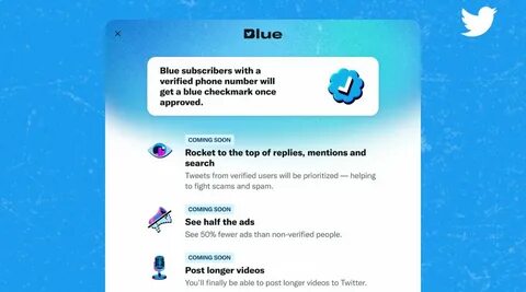 An $8 mess — Twitter Blue 'verified' accounts push crypto scams - BleepingComputer
