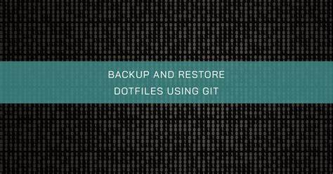 Backup and restore your dotfiles, packages and tooling – using GitHub Releases