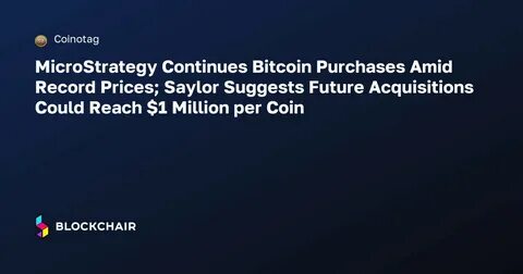 Michael Saylor hints at Strategy's upcoming Bitcoin purchase amid price fluctuations - Crypto Briefing