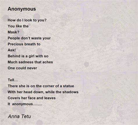 Checkout this poem I wrote, about anonymous care, with my workflow