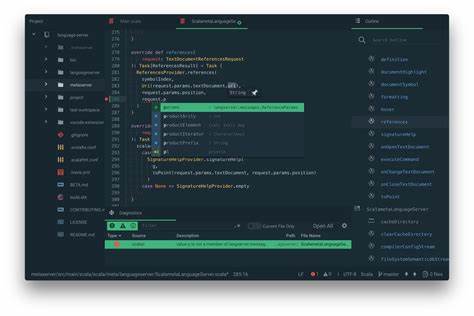 Scala language server with rich IDE features