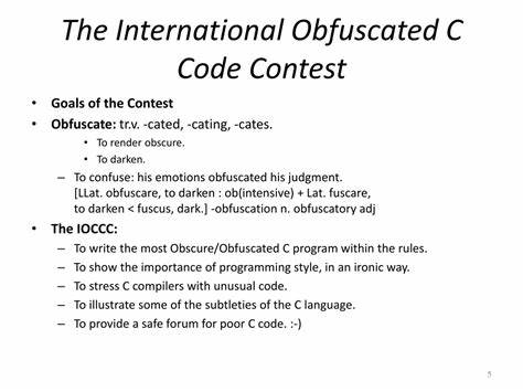 28th International Obfuscated C Code Contest
