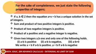 The Set of Integers with a Unique Maximum