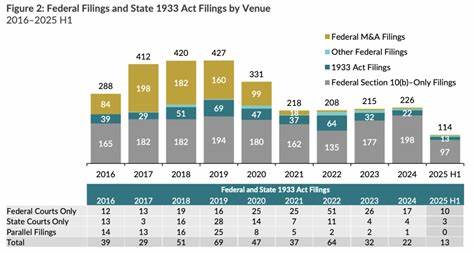 2025 Crypto Lawsuits Nearly Match Entire 2024 Total in Just Six Months, Cornerstone Research Reports