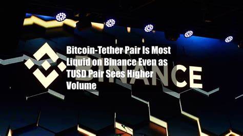 Bitcoin-Tether Pair Is Most Liquid on Binance Even as TUSD Pair Sees Higher Volume