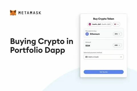 MetaMask introduces a new fiat purchase function for cryptocurrency