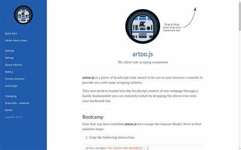 Artoo.js · The client-side scraping companion (2015)