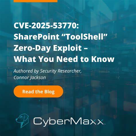 Hackers Exploit SharePoint Zero-Day Since July 7 to Steal Keys, Maintain Persistent Access