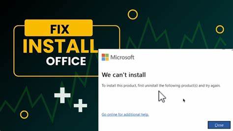 Office 2024 - Fehlermeldung bei Installation "We can't install
