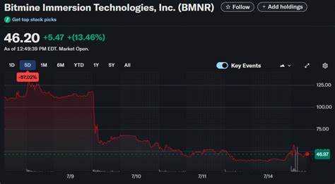 BitMine Immersion Surges 40% After Revealing $500M ETH Treasury