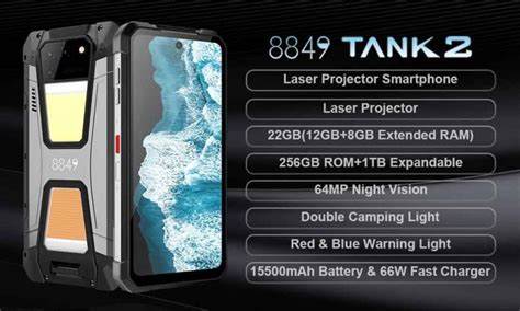 Tank of a smartphone brings the theater to you with a built-in projector
