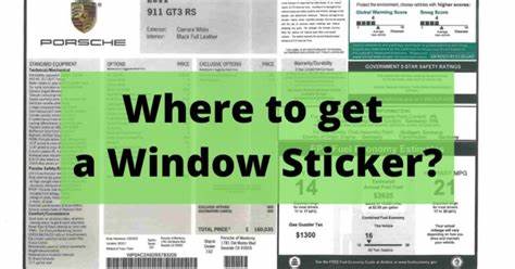 How to Get a Window Sticker by VIN: Free and Paid Options