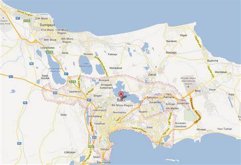 Baku Map | Azerbaijan | Detailed Maps of Baku