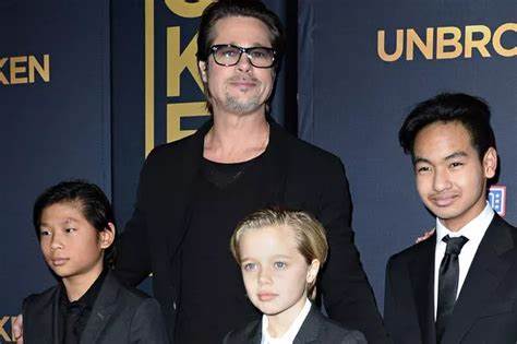 Inside Brad Pitt's bitter feud with kids from dropping name to 'a**hole' rant - The Mirror US
