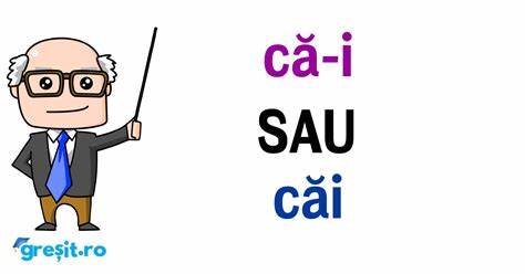 c-ai sau cai - Cum este corect. - GRESIT.RO