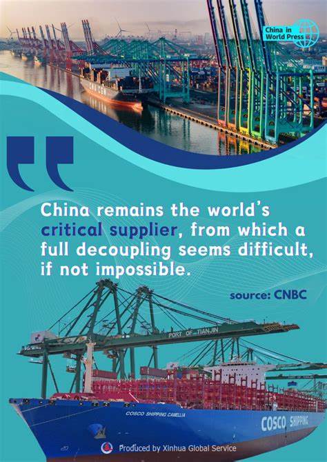 China is a ‘critical’ global supplier, full decoupling may be impossible, survey shows - CNBCAfrica.com