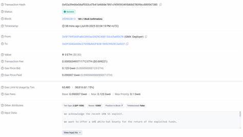  GMX halts trading, token minting following $40M exploit 