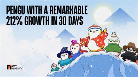 PENGU with a Remarkable 212% Growth in 30 Days