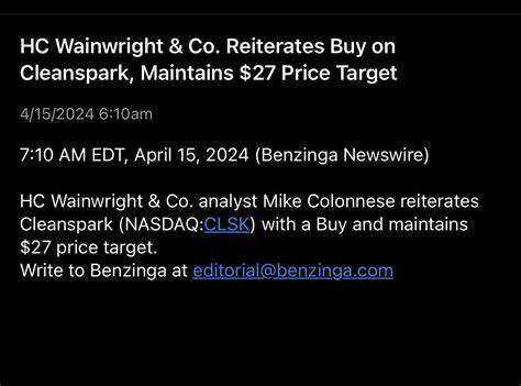 CleanSpark reiterated as top pick at H.C. Wainwright as major milestone achieved