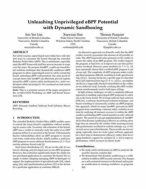 A quick look at unprivileged sandboxing