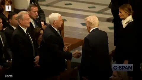 Karen Pence's Reaction To Donald And Melania Trump At Jimmy Carter's Funeral Is Going Viral - Yahoo Entertainment