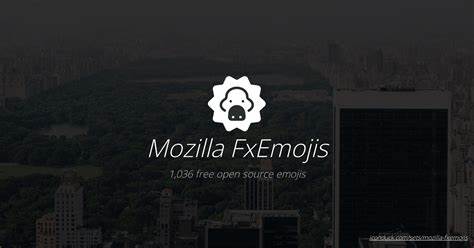 FxEmojis – a friendly emoji set from Mozilla