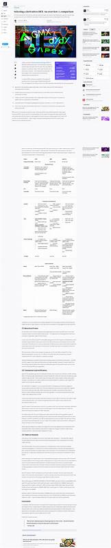 Selecting a derivatives DEX: An overview & comparison - CryptoSlate