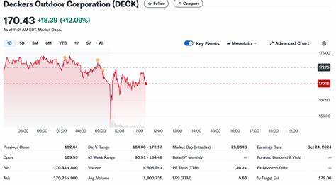 Deckers Outdoor (DECK) Soars 11% on Impressive Earnings