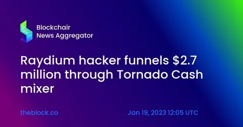 U.S. moves to seize $2.7 million from Lazarus hacks traced through Tornado Cash, other mixers - The Block